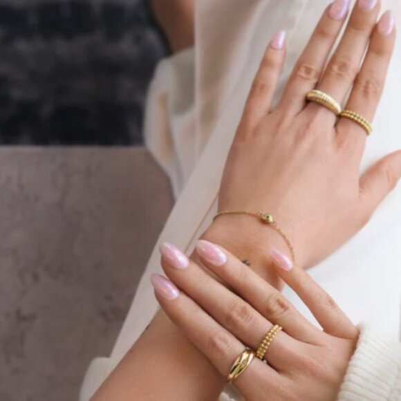 MIA - Nina Ring - PVD Gold - Size 8 - Picture 2 of 2